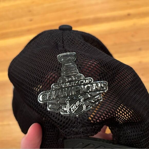 Tampa Bay Lightning 2021 Stanley Cup Champions Black cap hat - Picture 3 of 6